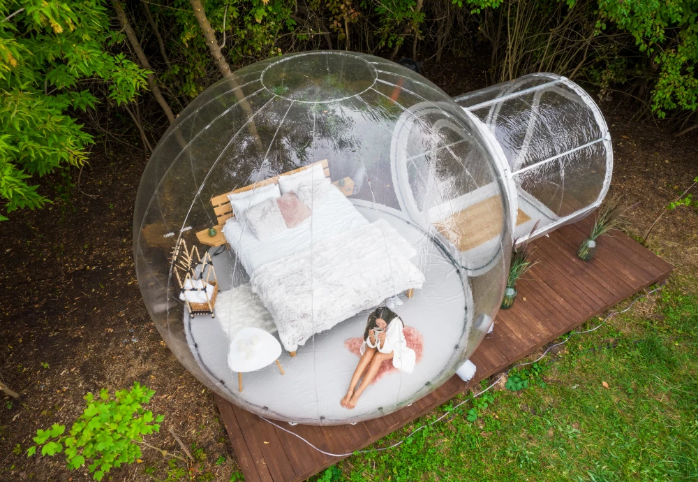 tunnel inflatable bubble camping tent